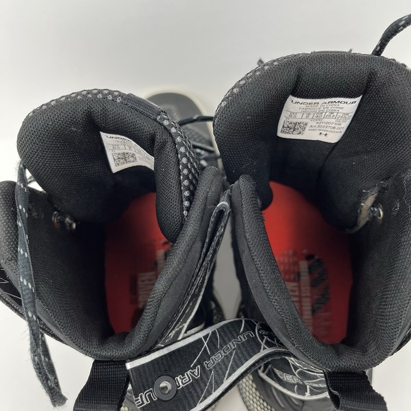 Under Armour HOVR Highlight Ace Volleyball Shoes 8.5 Black White Silver - Picture 10 of 10